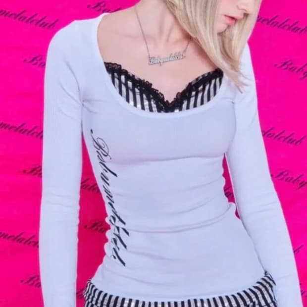 babymetalclub 디스코 프릴 탑