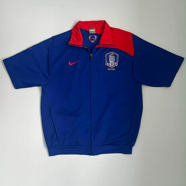 [L] 나이키 대한민국 국가대표 팀 트레이닝탑 자켓 반팔 유니폼 져지