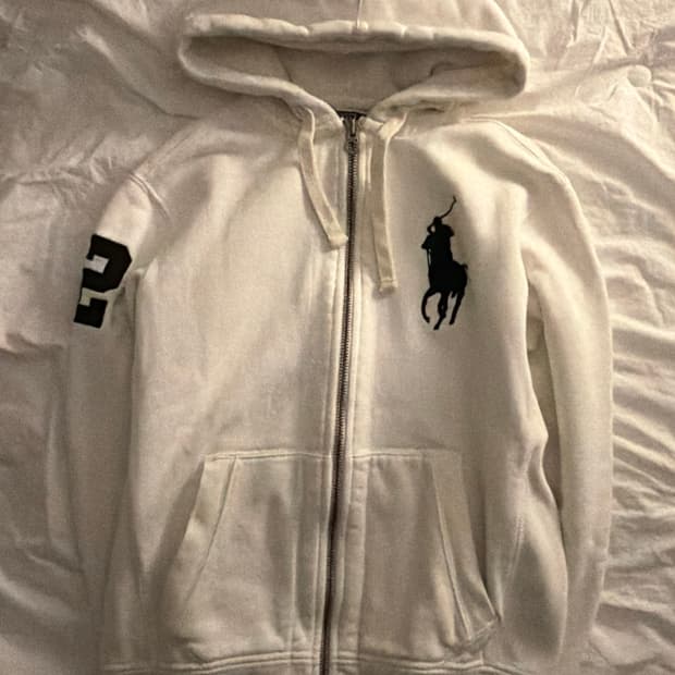 (판매예정) 폴로 랄프로렌 빅포니 화이트 후드집업 #2