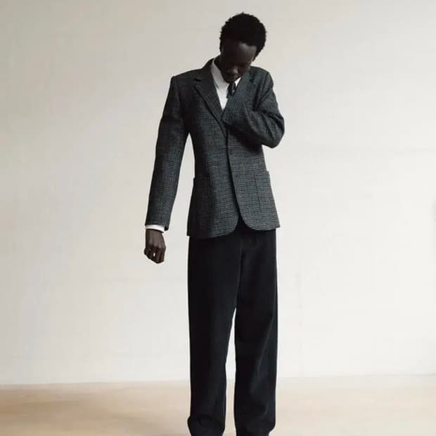 선플라워 와이드 트위스트 코듀로이 팬츠 