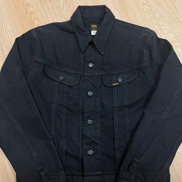 RRL 더블알엘 lot.271 블랙 트러커 자켓 M 멕시코