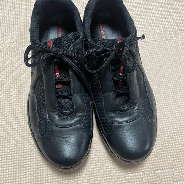 프라다 아메리카컵  스니커즈 블랙 7 정품