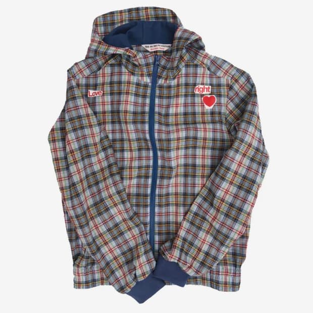 더뮤지엄비지터 LOVE CHECK JACKET (MULTI)