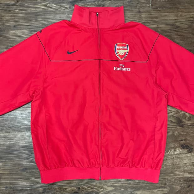 08-09 나이키 아스날 트랙 자켓 바람막이 레드