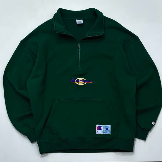 챔피온 23ss 하프 집업 스웻 셔츠