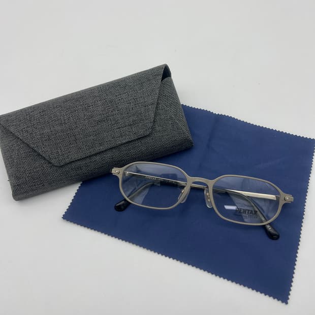 PENTAX 메탈 스퀘어 안경 3125