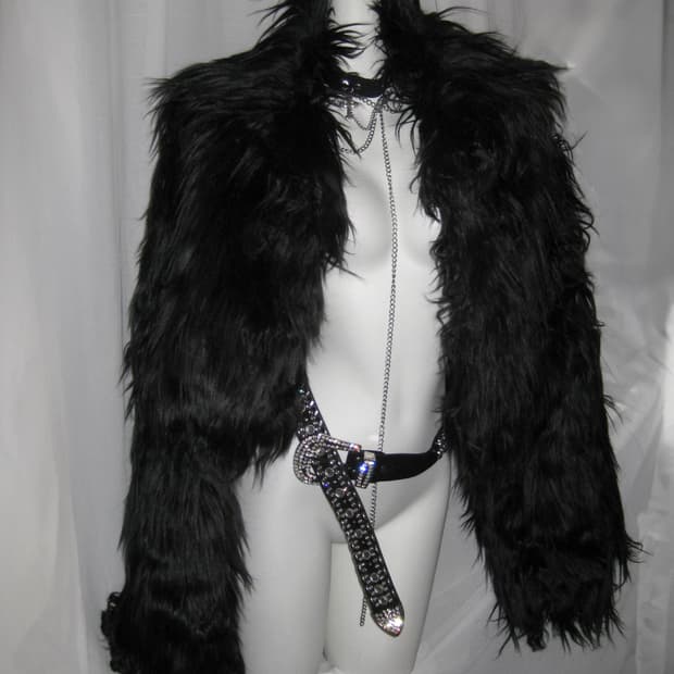 펑크 페이크퍼 자켓