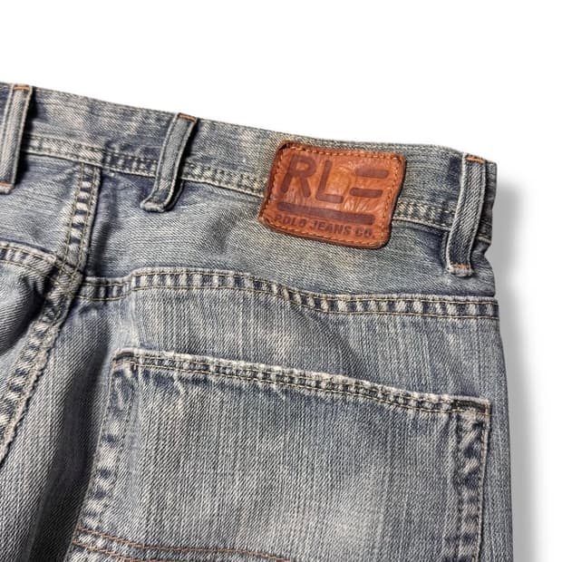 폴로 워싱 데님 진