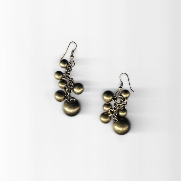 SPHERE DROP EARRINGS