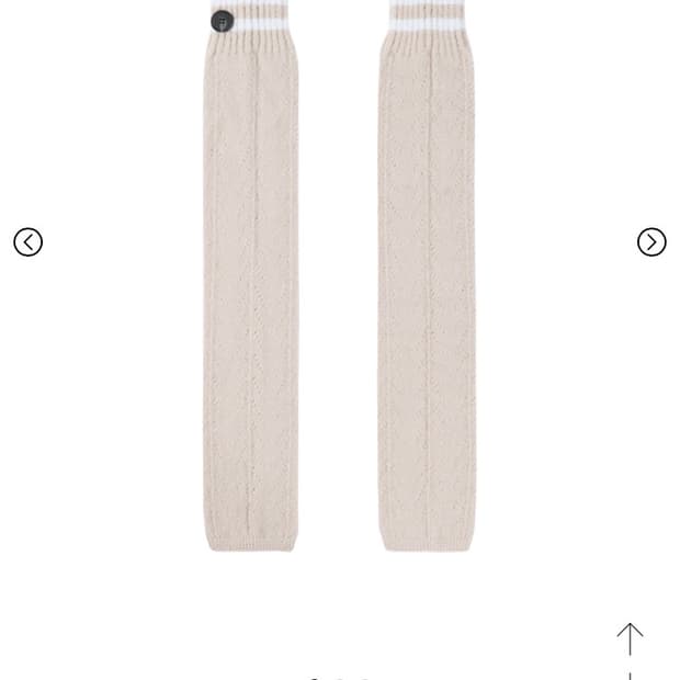 새상품)  Button Leg Warmers [Oatmeal]