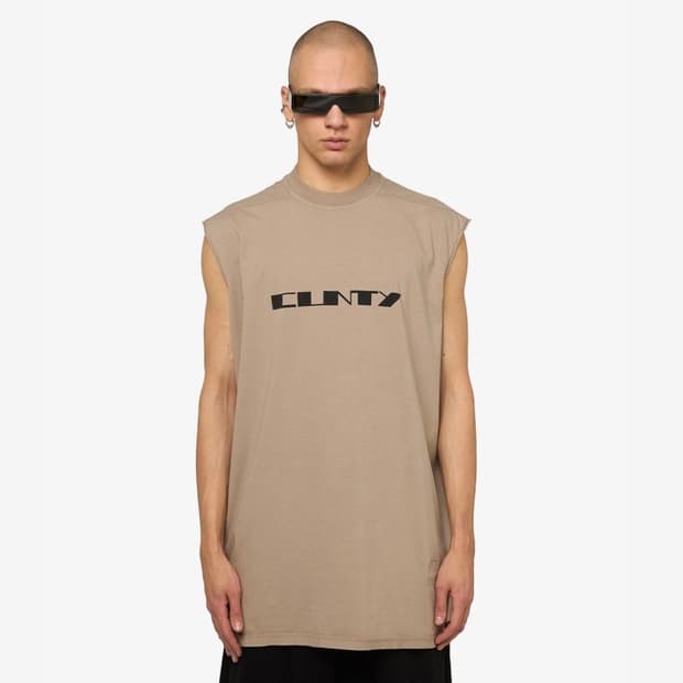 [M]릭오웬스 다크쉐도우 Tarp 슬리브리스 탑/베이지