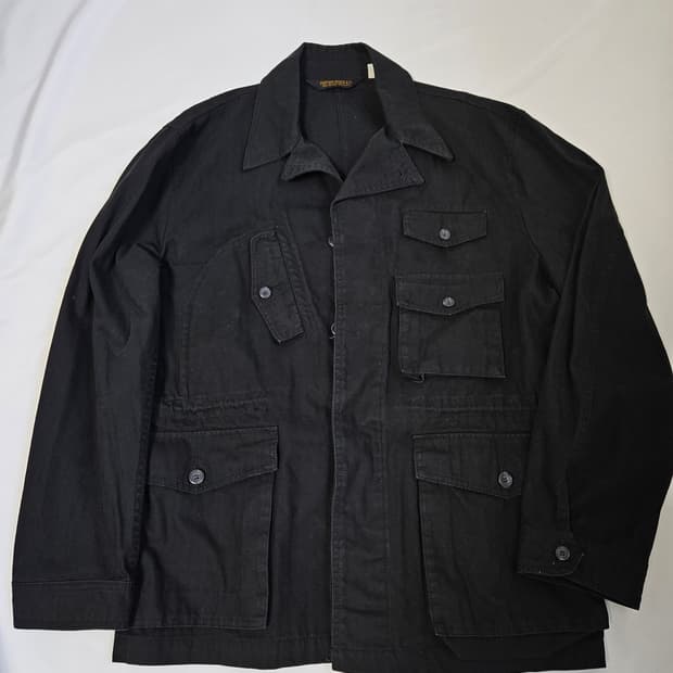 유니폼브릿지 컴뱃 사파리 카고포켓 자켓 코튼 빈티지 L