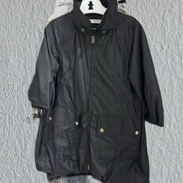 모리걸 빈티지 7부 윈드브레이커 자켓