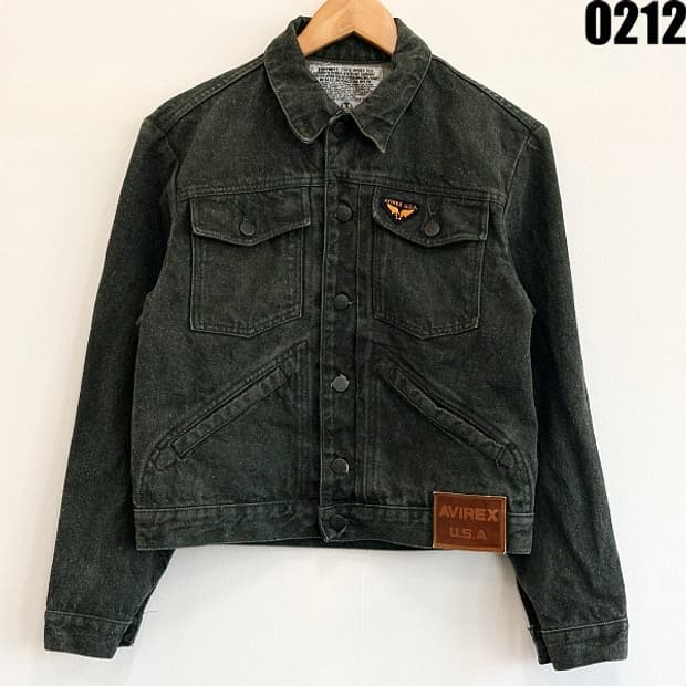 아비렉스 U.S.A.  트러커 데님자켓 S 0212 