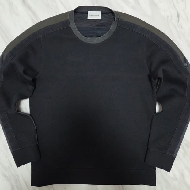 솔리드옴므 네오프렌 지퍼 맨투맨