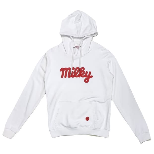 새상품 BUTTER x PEKO  밀키캔디 후드티  L