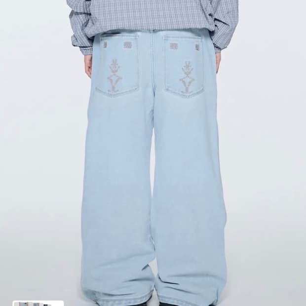 더콜디스트모먼트 TCM ethnic denim pants L 새상품