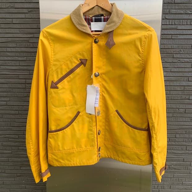 메종 마르지엘라 웨스턴 자켓 (chrome yellow)