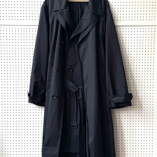 준지 18F/W 더블 레이어드 트렌치 코트