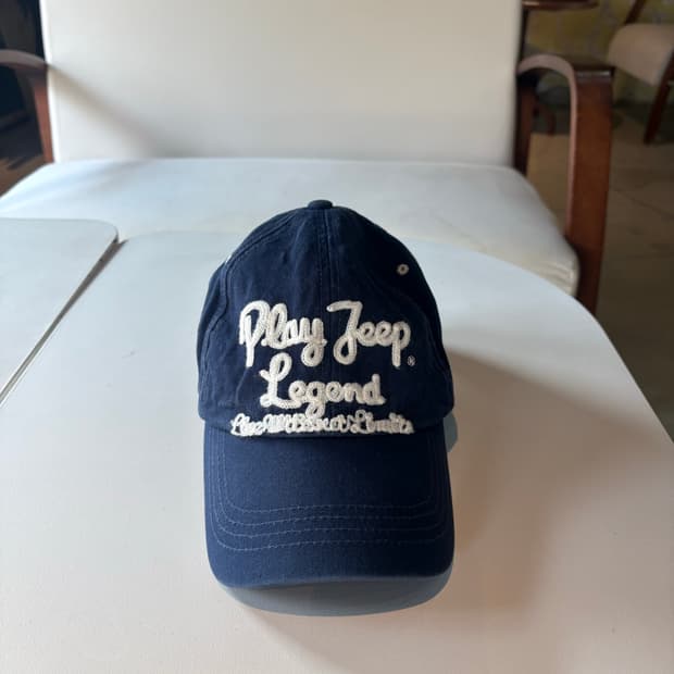 지프 채인스티치 레터링 빈티지캡