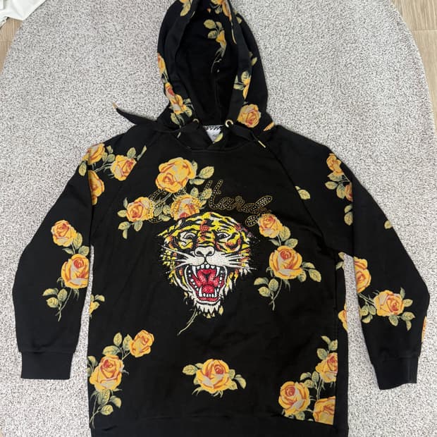 에드하디 타이거 로즈 후드티 여자 S