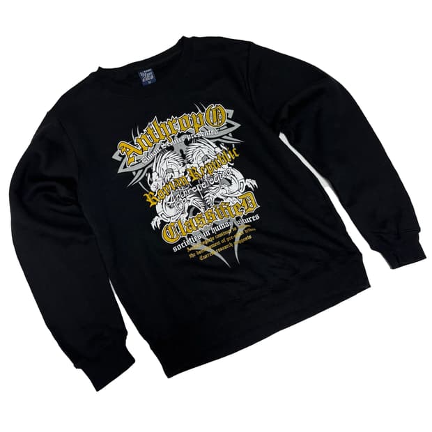 뉴 웨이브 클럽 그래픽 기모 맨투맨