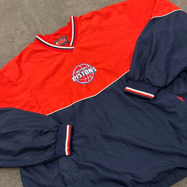 [ 정품/XXL ] NBA 디트로이트 피스톤즈 바람막이 웜업