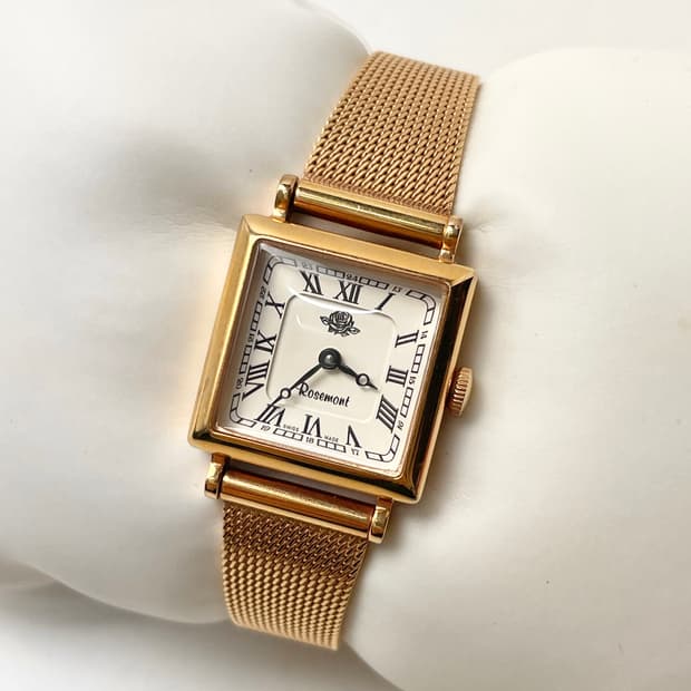 [중고] 로즈몽 노스텔지아 골드 손목 시계
