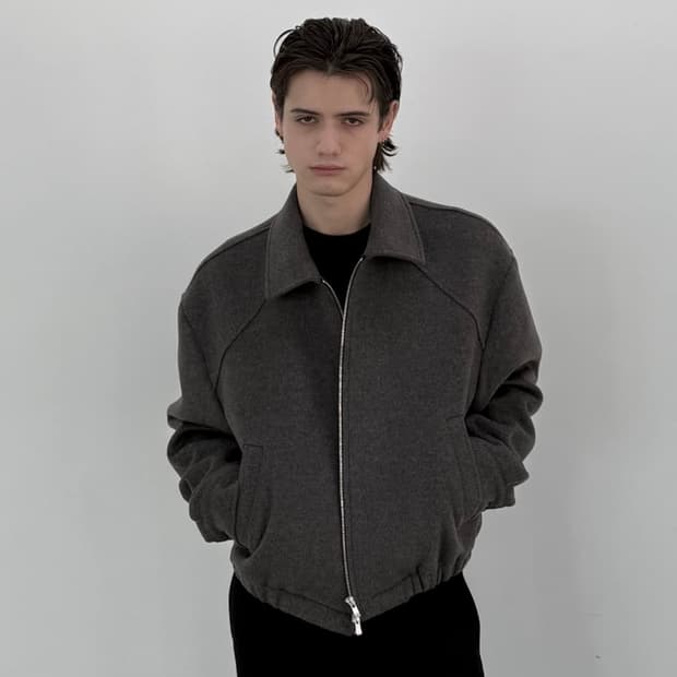 준느 J49 블루종 그레이 L