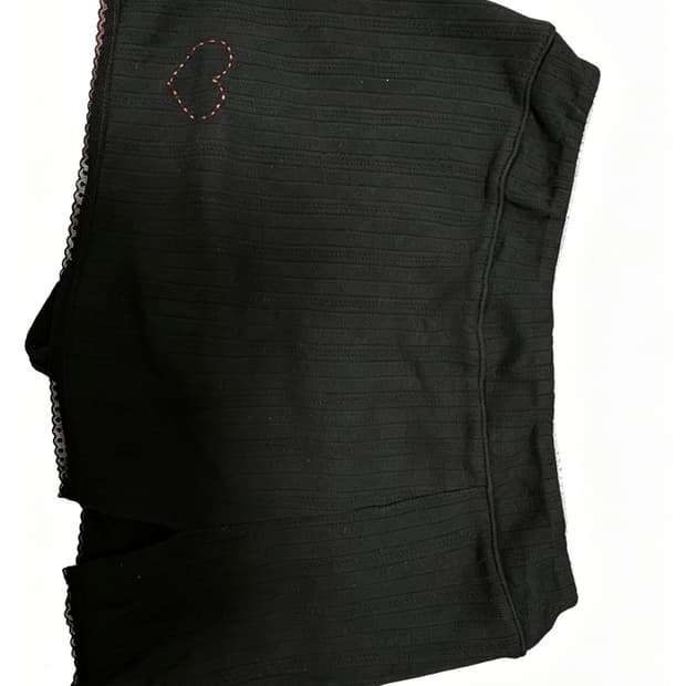 asifcalie 니트 하트 미니스커트