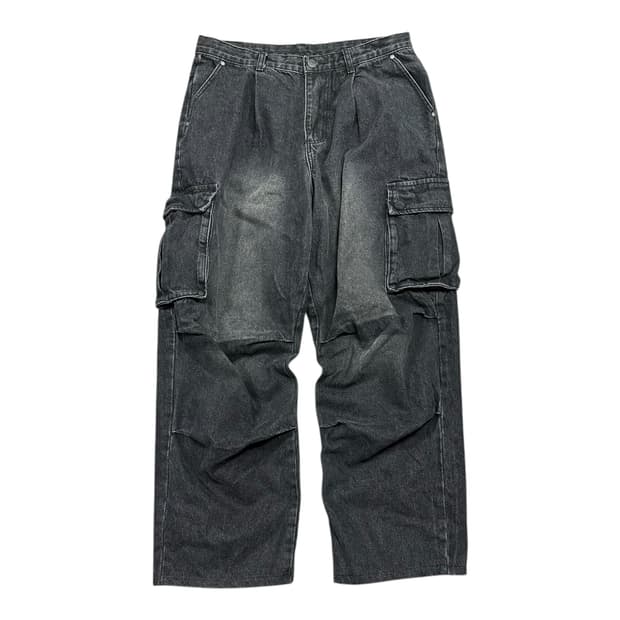 ✨ (바배) 빈티지 카고 데님 팬츠 
