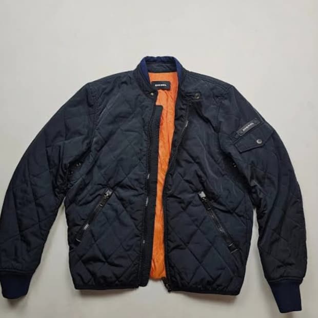 디젤 퀼팅 보머 재킷