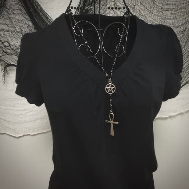 Black shirring puff slim T