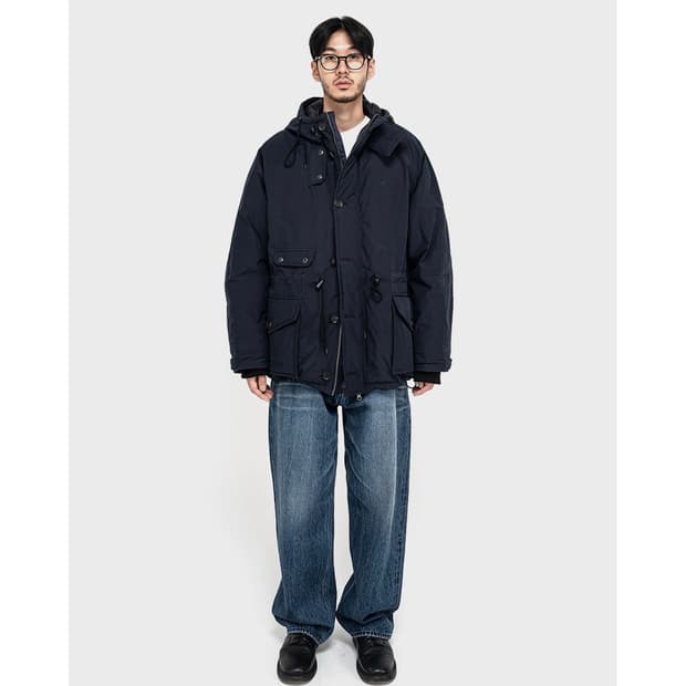 아워셀브스 구스 다운 스모그 파카  로얄 네이비