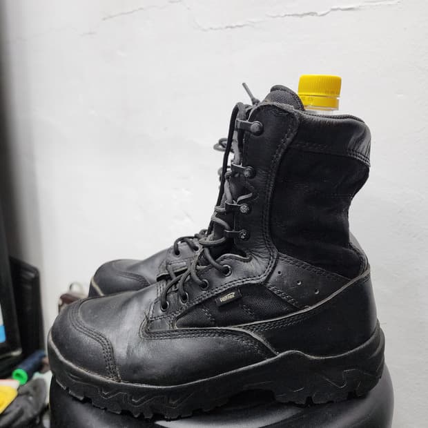 밀리터리 블랙 워커 전투화