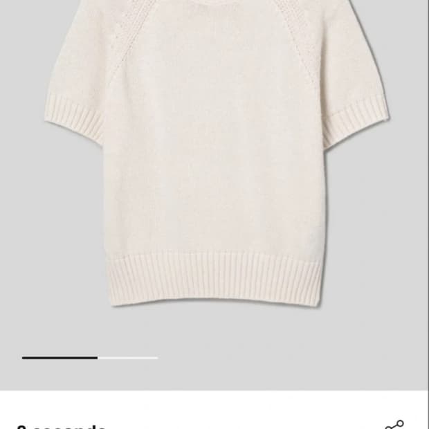 에잇세컨즈 반팔 니트