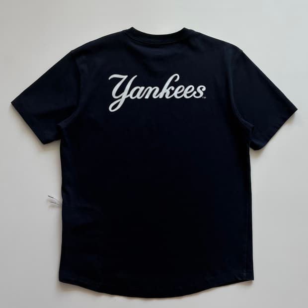 MLB 뉴욕 빅로고 양키스 네이비 반팔티