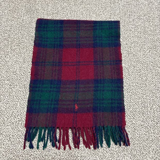 [택포,램스울100] 폴로 랄프로렌 이태리 머플러 목도리 [A+]