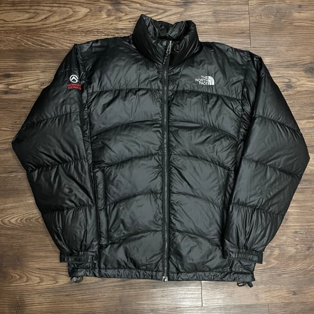 노스페이스 아콘카구아 써밋 다운 패딩 자켓 블랙