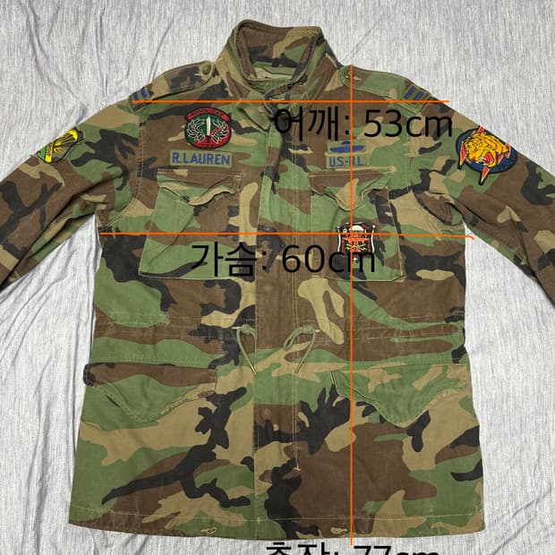 폴로 랄프로렌 카모 M65 야상