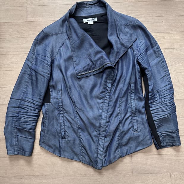 헬무트랭 비대칭 텐셀 자켓 womens L