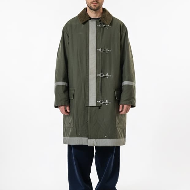 80년대 미군 COAT, FIREMEN'S 덕코트 & 울 라이너 세트