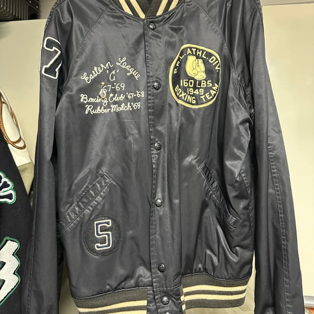 폴로랄프로렌 복싱 클럽 리버시블 바시티 자켓 M