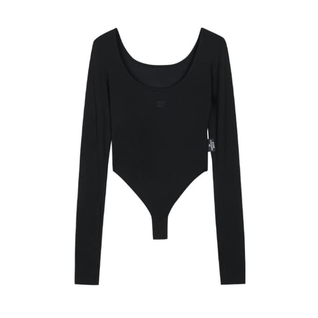 미스테리어스호텔 바디수트 블랙