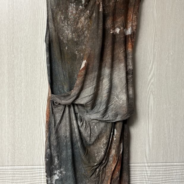 헬무트랭 드레이핑 원피스