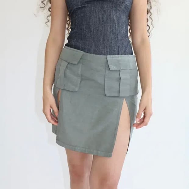 Paloma Wool 카고 슬릿 스커트