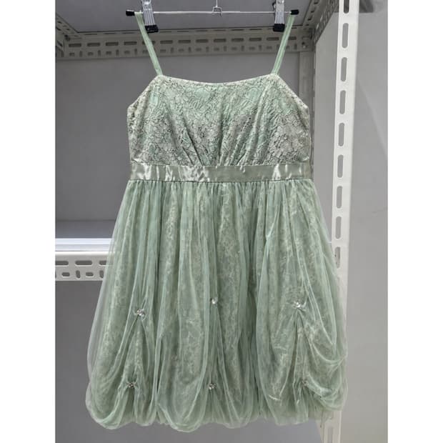 슬리브리스 민트 탑