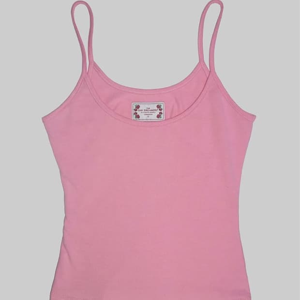 My Go To Sleeveless Top Acid Pink 나시 