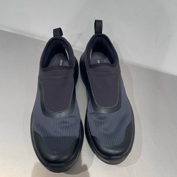 살로몬x꼼데가르송 슬립온 블랙 270