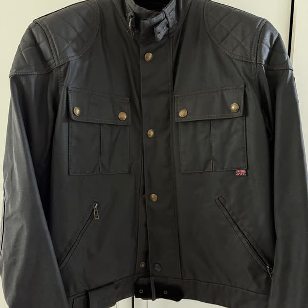 벨스타프 브룩랜즈 왁스자켓 블랙 xxl